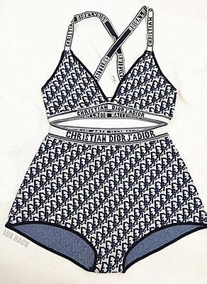 christian dior bra and shorts set|Christian Dior shorts women.